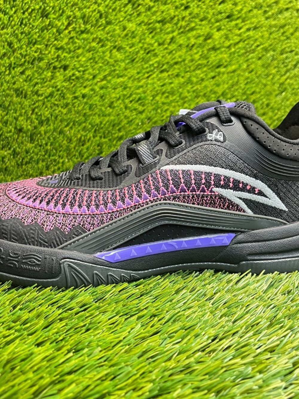 Anta Kai 1 Team Mens Size 10 Pink Black Blue Athletic Basketball Shoes Sneakers - Picture 3 of 10